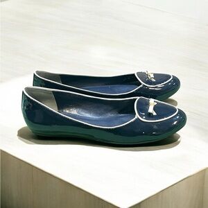 Tory Burch Dakota Patent Ballet Loafers Size 10.5